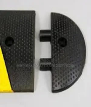 Round Rubber Speed Hump End