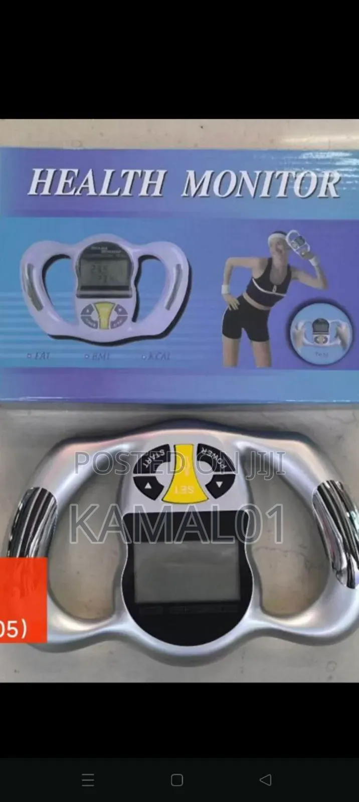 Electronic Body Fat Meter, Hand Grip Fat Meter Digital Hand
