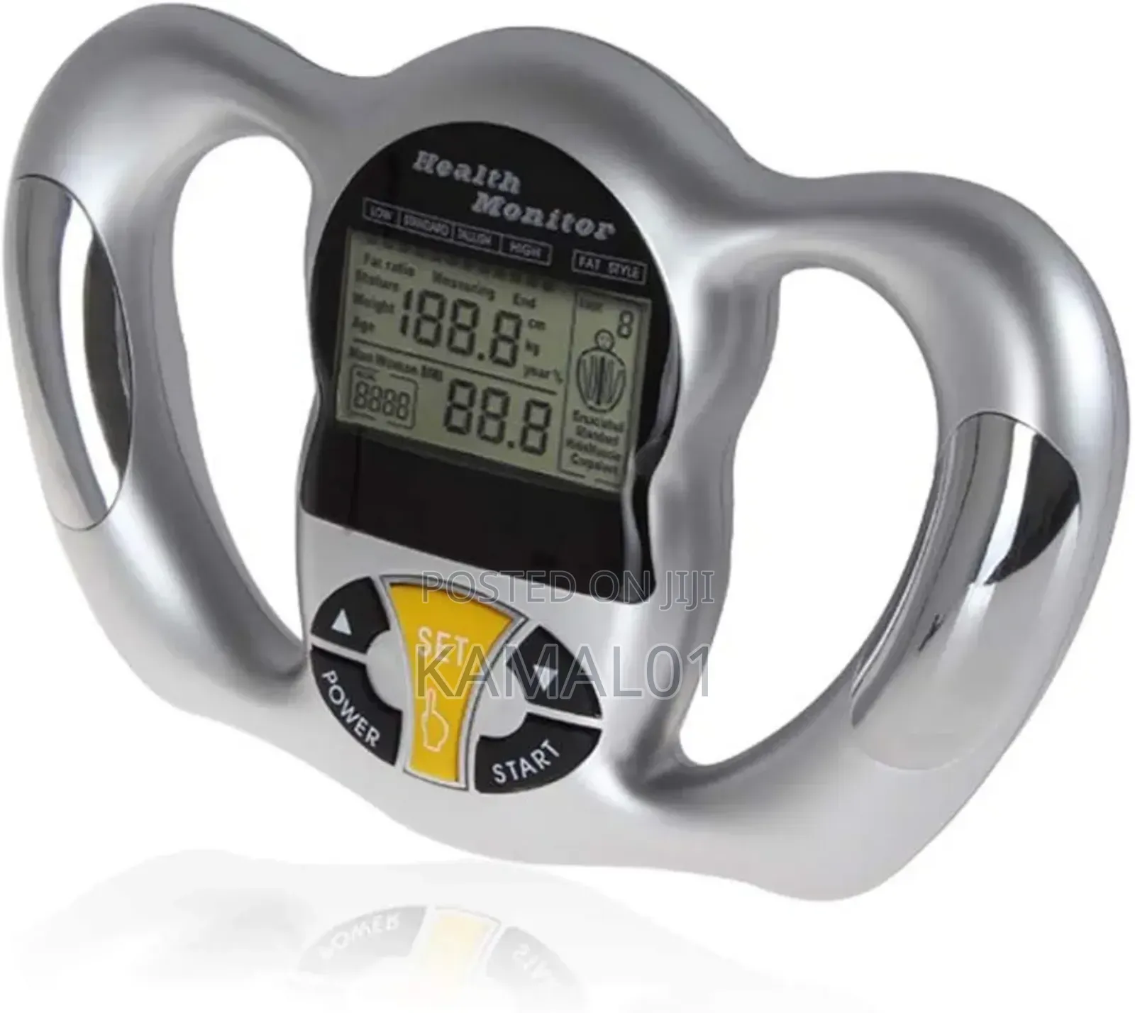 Electronic Body Fat Meter, Hand Grip Fat Meter Digital Hand