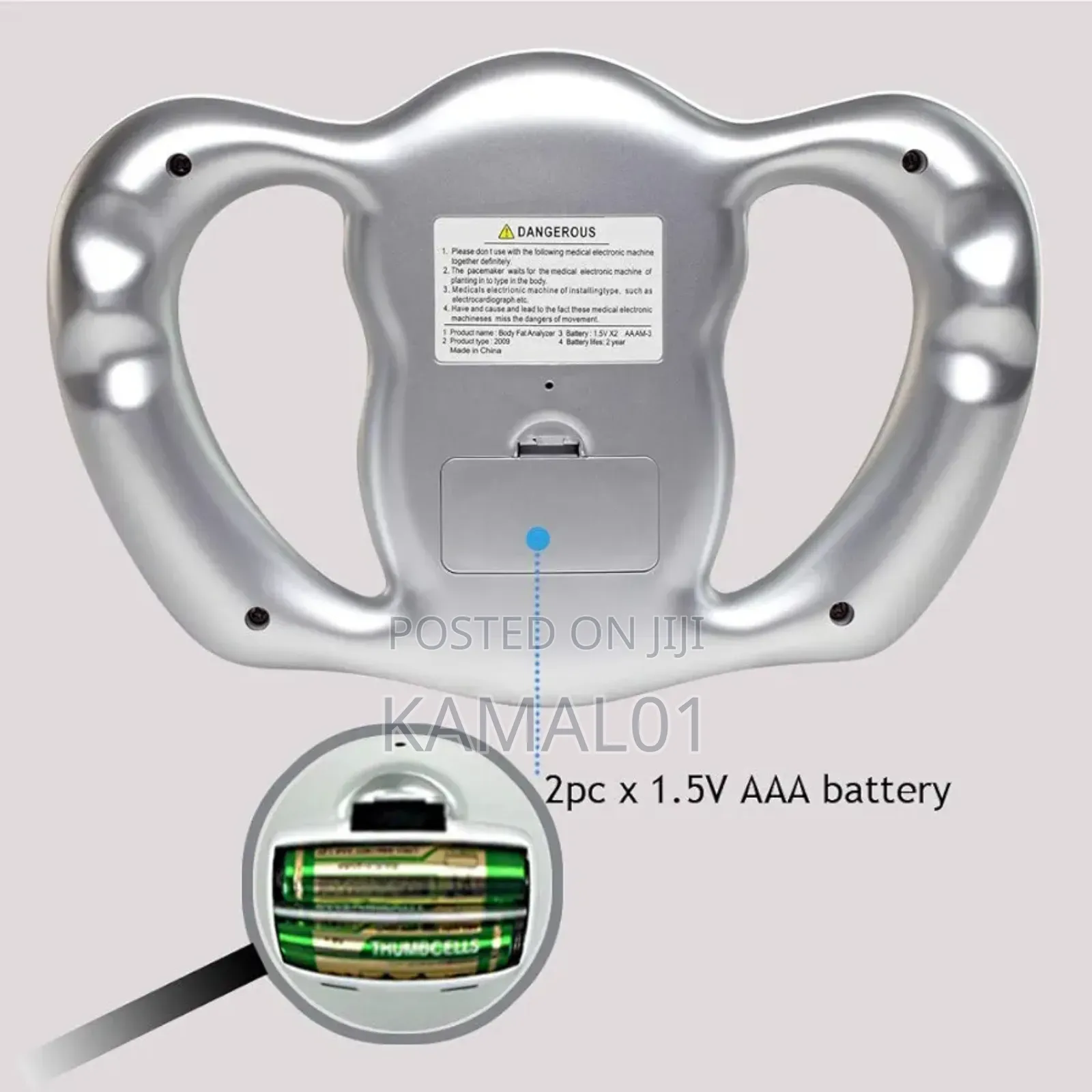 Electronic Body Fat Meter, Hand Grip Fat Meter Digital Hand
