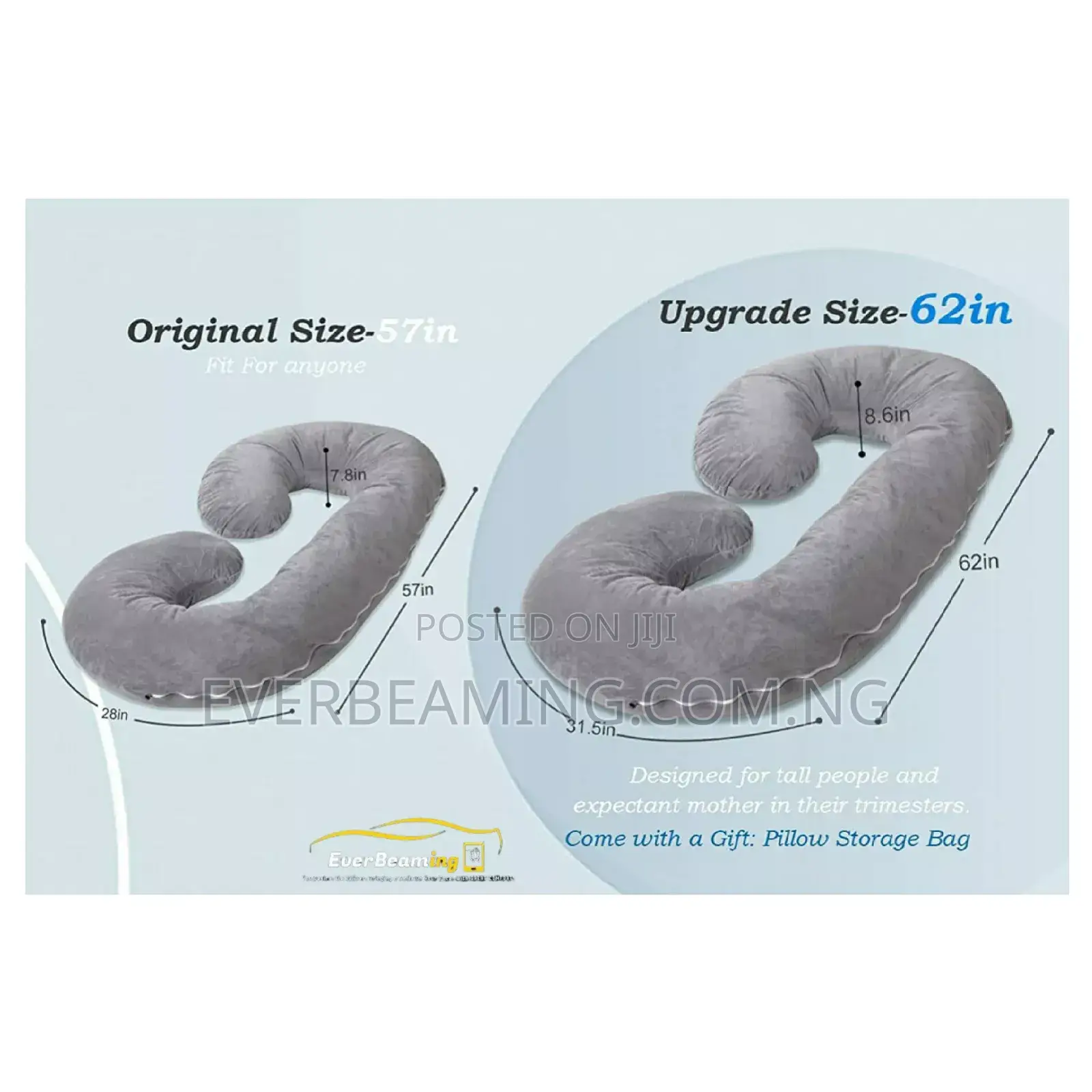 Everbeaming Pregnancy Maternity and Relaxation Pillows
