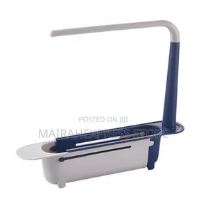 Telescopic Sink Shelf Kitchen Organizer Soap Sponge Holder
