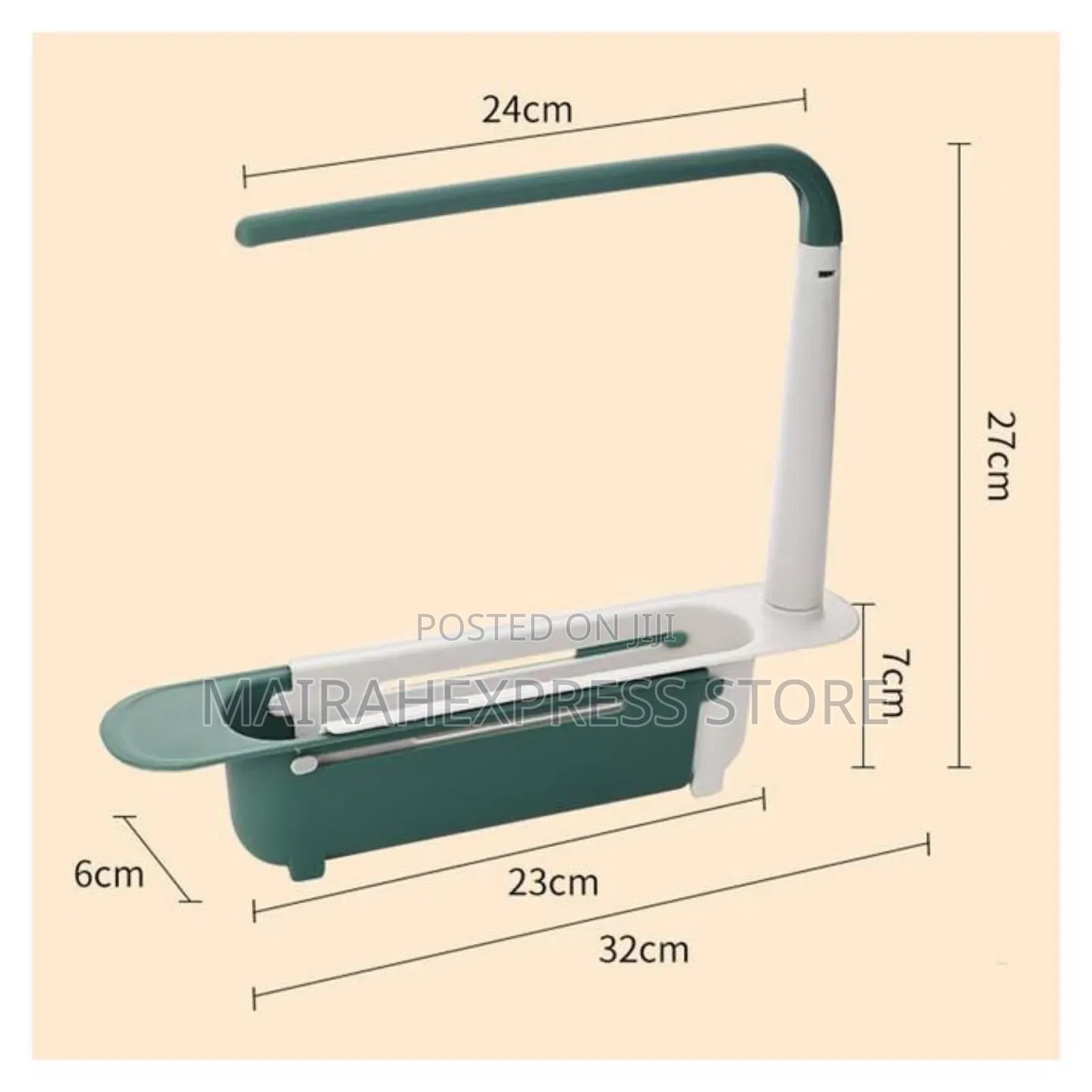 Telescopic Sink Shelf Kitchen Organizer Soap Sponge Holder