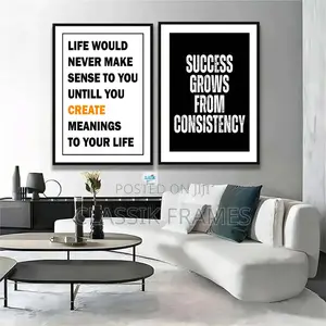 Hd Framed Motivational Quote Digi Painting Wall Art