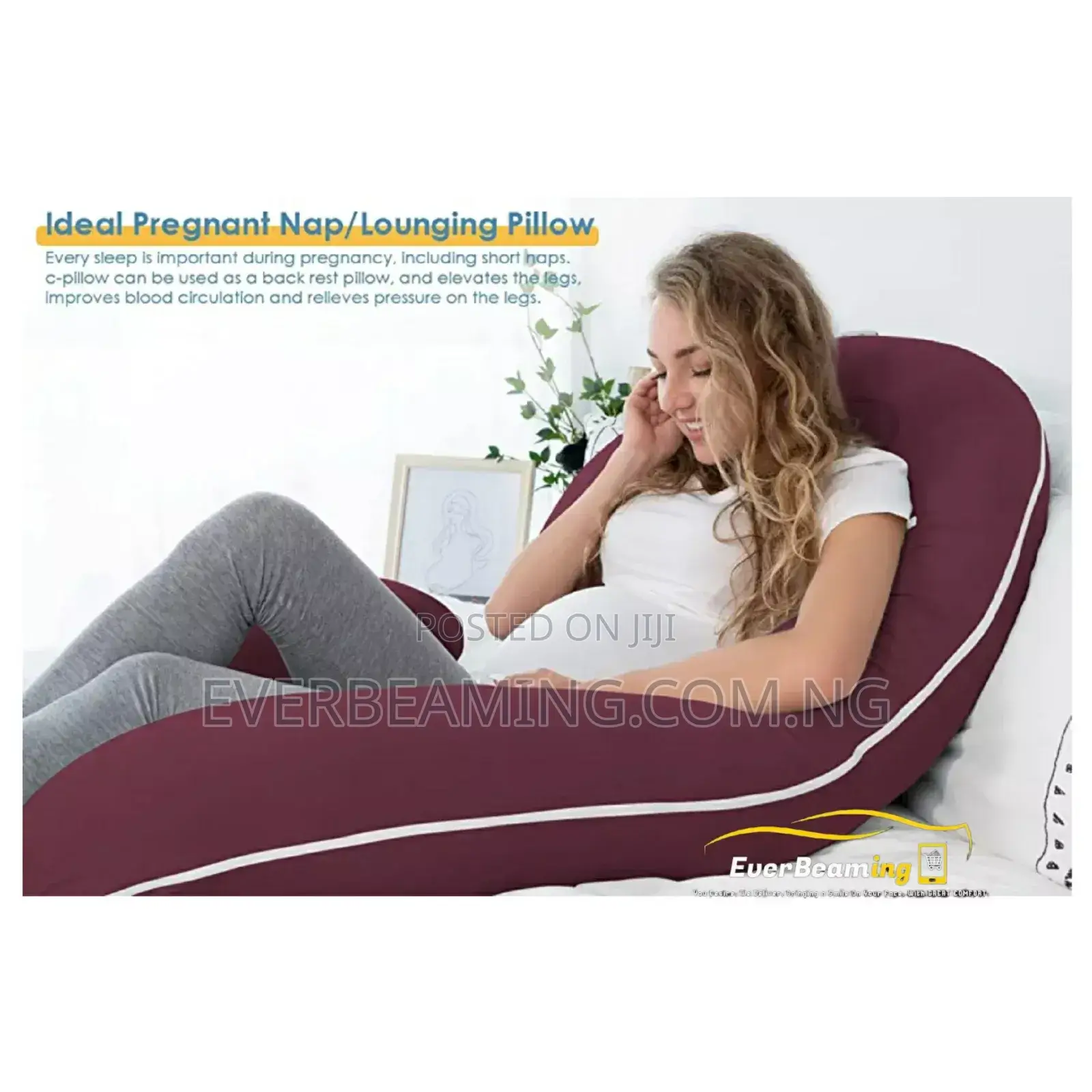 Pregnancy Maternity and Relaxation Pillows _ Wine
