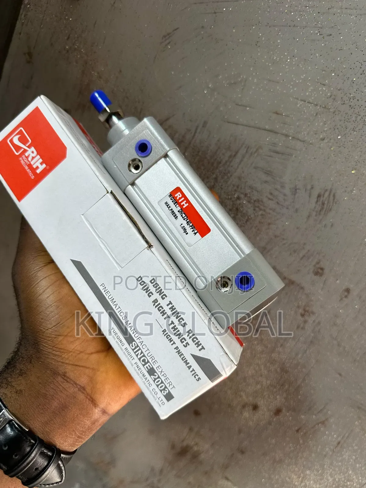 Pneumatic Cylinder.