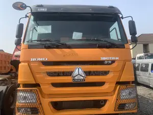 Howo 371 Truck Yellow 12 Tyres