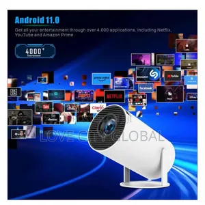 Hy300 Pro Projector 3d Smart Wifi Full Hd Android 11 130"