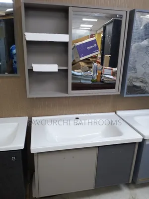 Cabinet Basin and Furniture With Mirror
