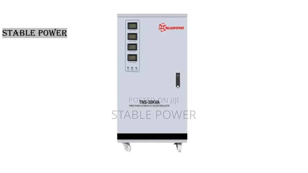 Rilsopower 30kva Three Phase Tns (260-490)Vac Stabilizer