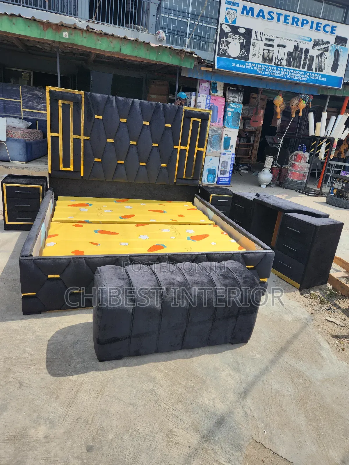 High Quality 6by6 Bed Frame With Full Accessories