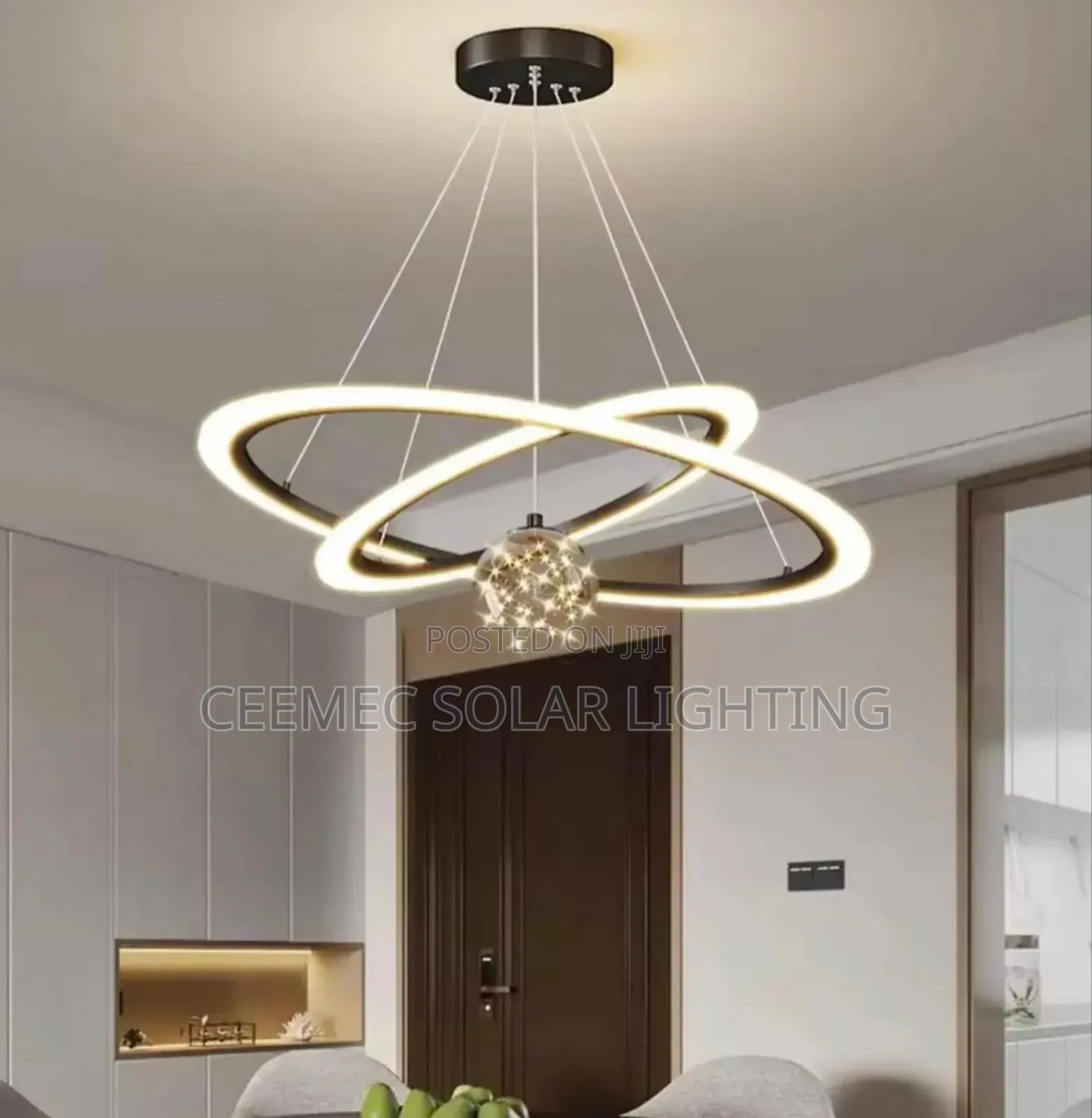 Led Ring Chandelier Drop-Light