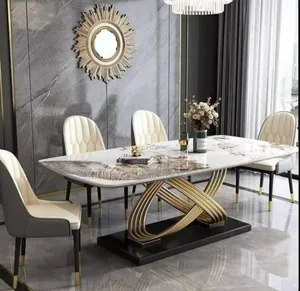 Executive Marble Dinning Table With 6 Seaters.