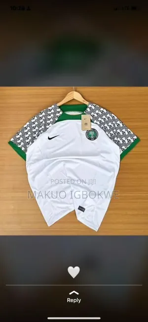 Super Original Jersey White Different Sizes Available