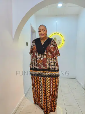 Photo - Brown Ankara Dress