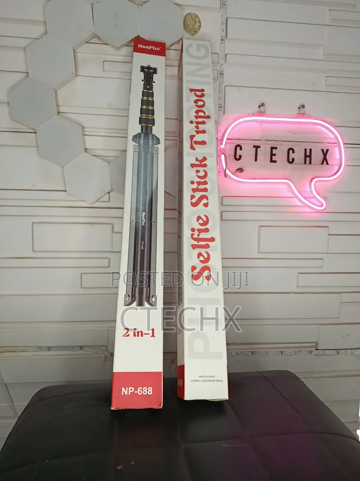 Neepho-688 2 in 1 Multi-Function Tripod + Selfie Stick