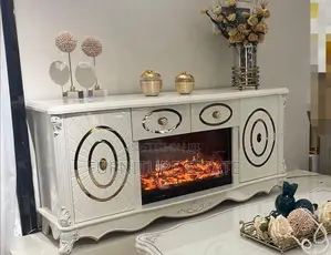 Tv Stand With Electric Fireplace and Remote Control