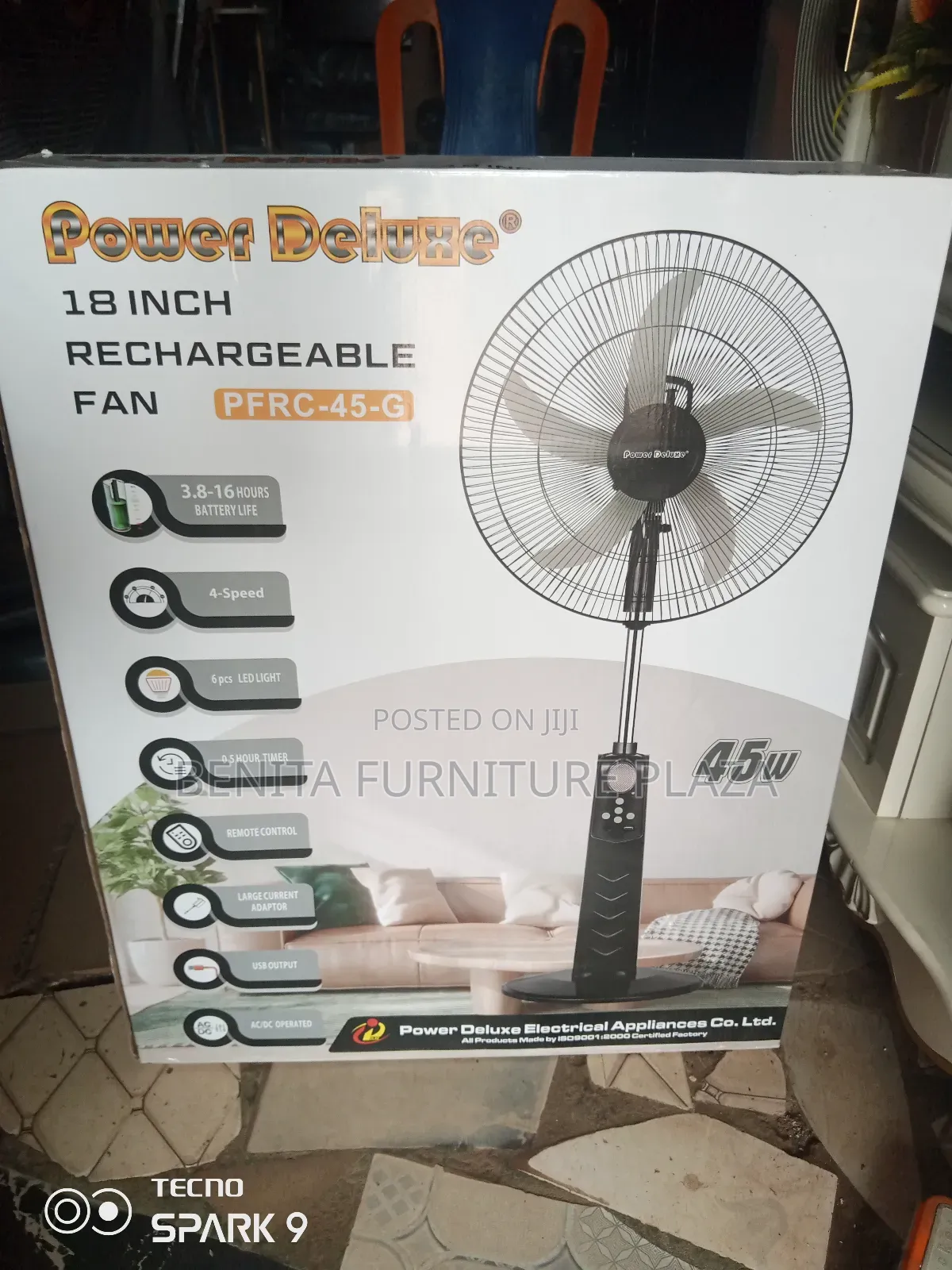 18inch Rechargeable Fan