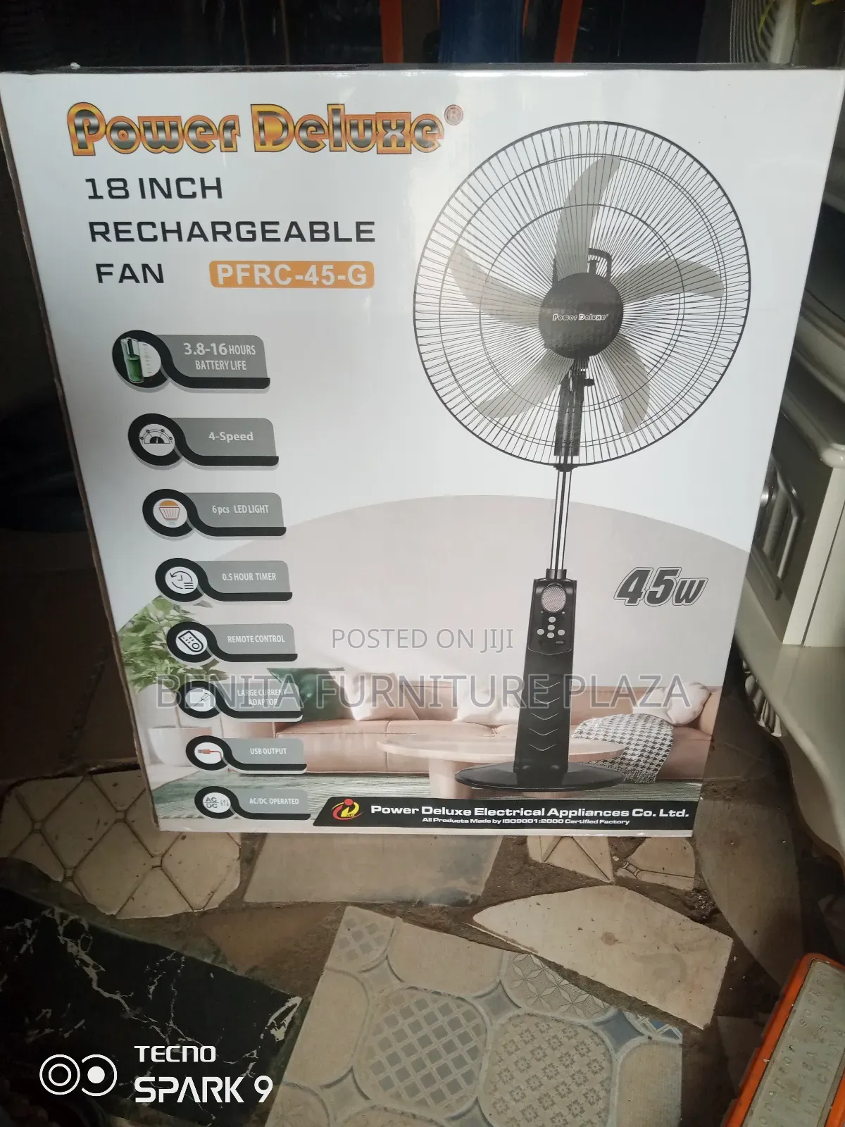 18inch Rechargeable Fan