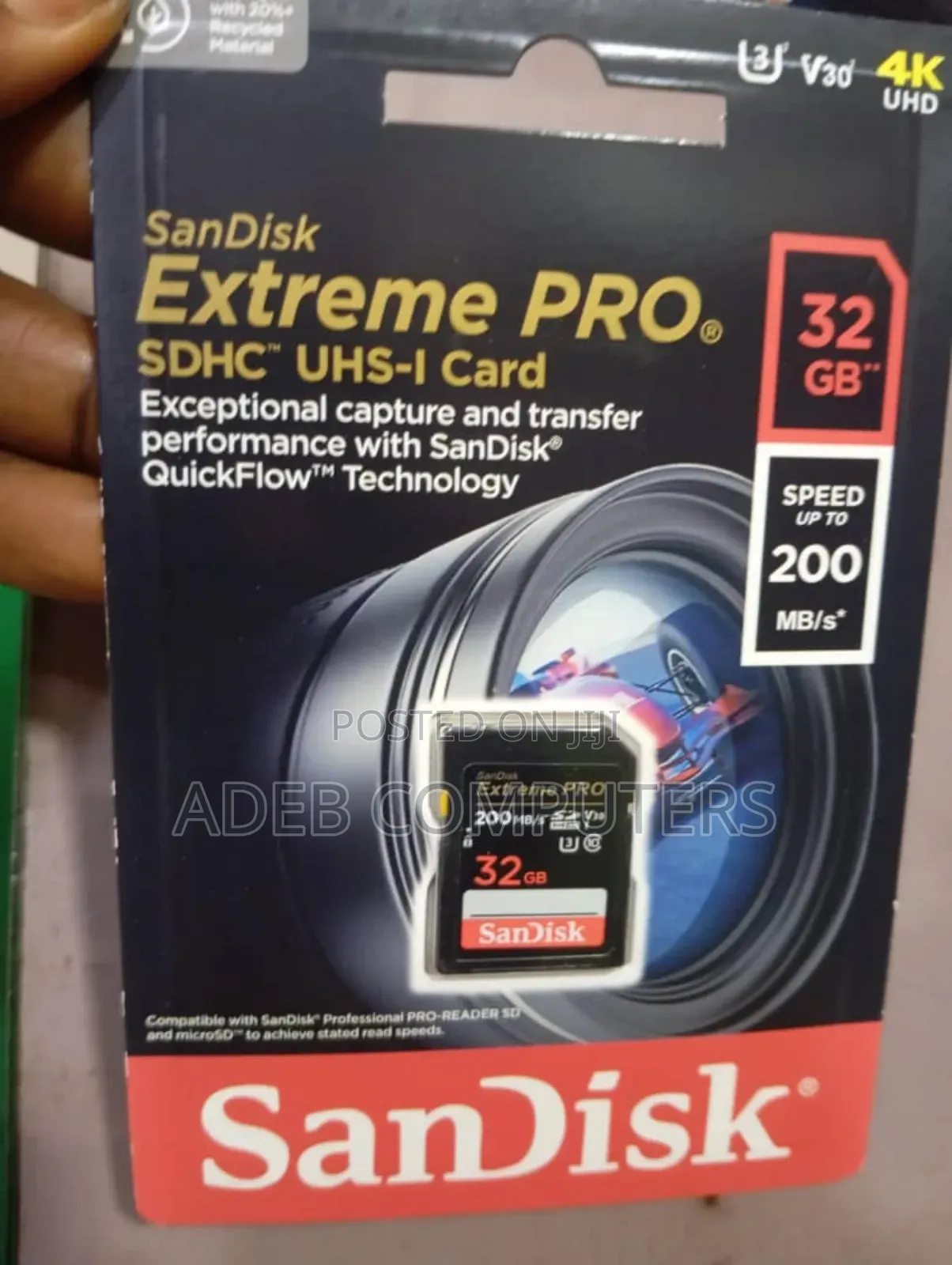 32gb Extreme Pro Sd Card for Camera
