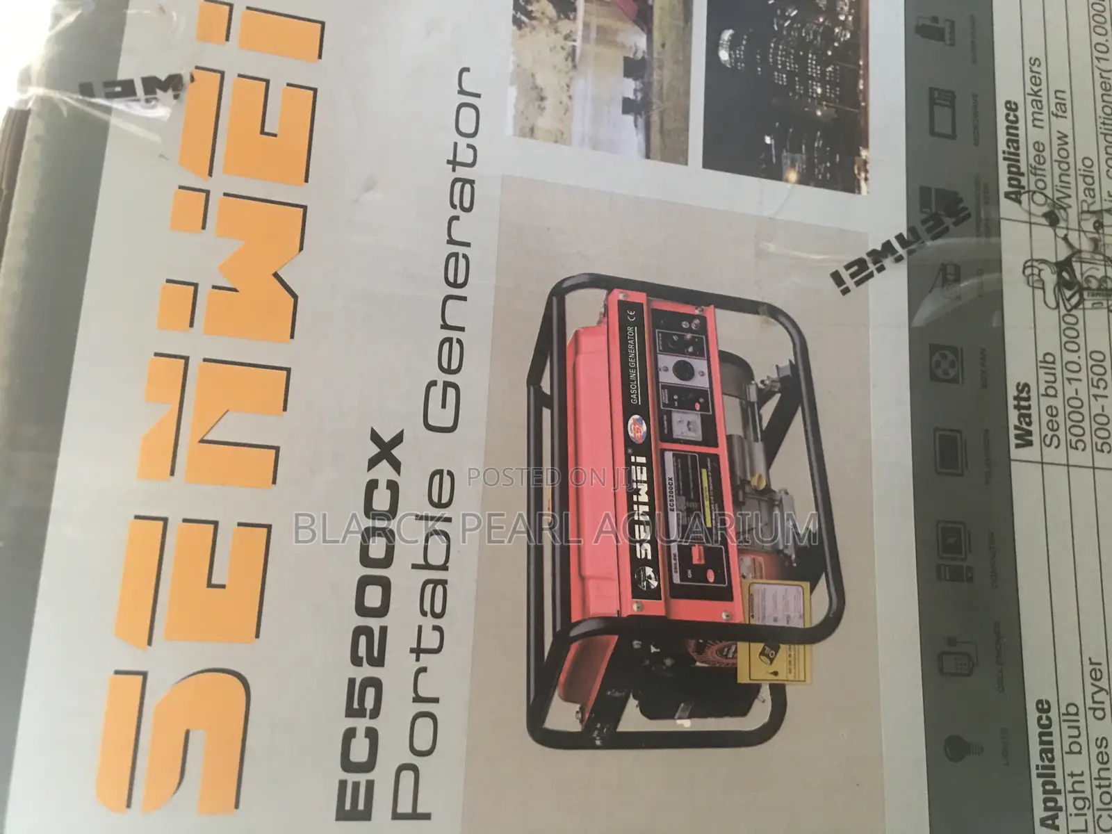 Senwei Ec5200cx Generator