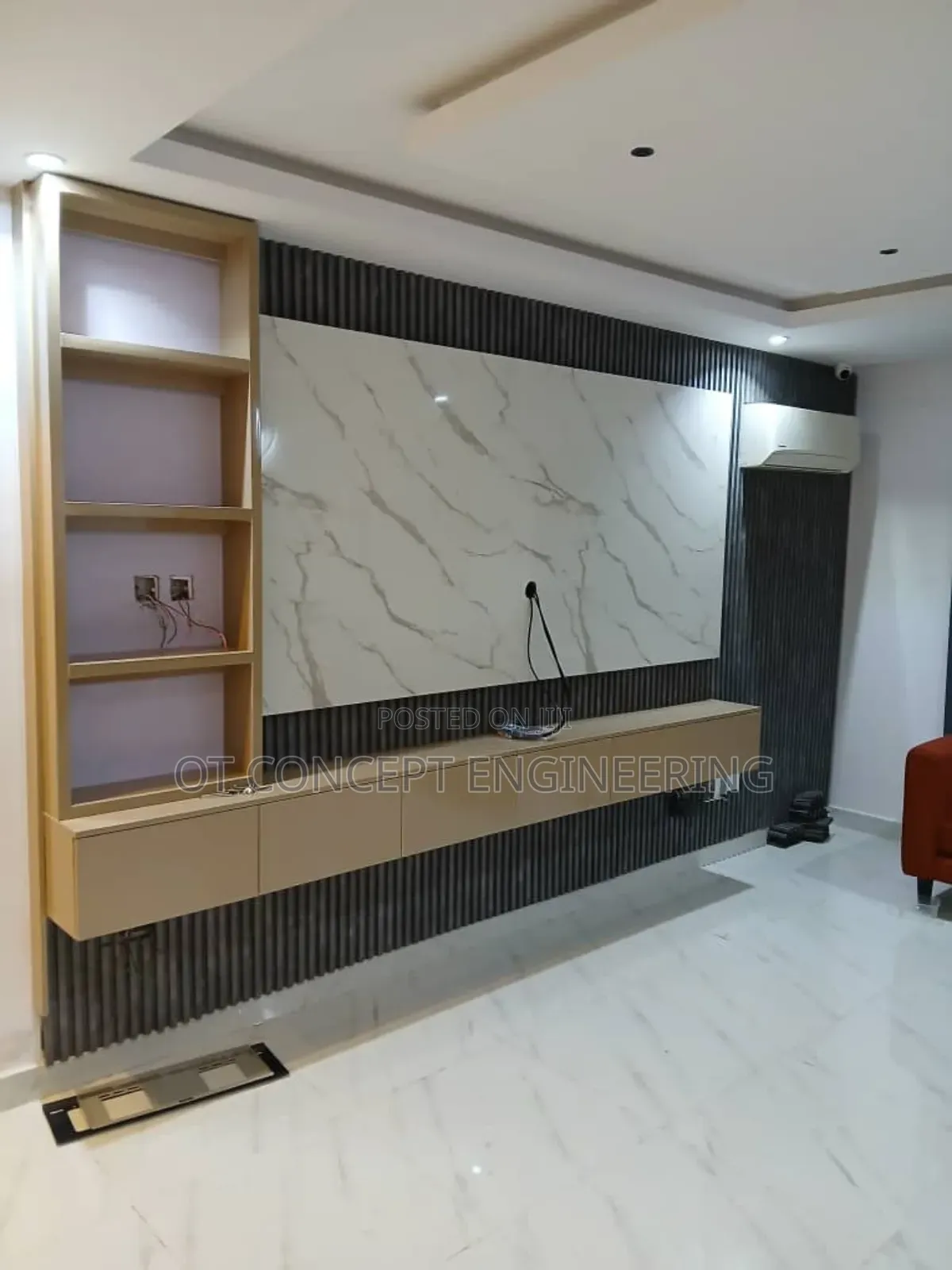 Tv Console With Panel