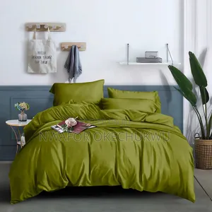 Pure Cotton Uk Material Bedsheet Complete Set 6by6 Plain