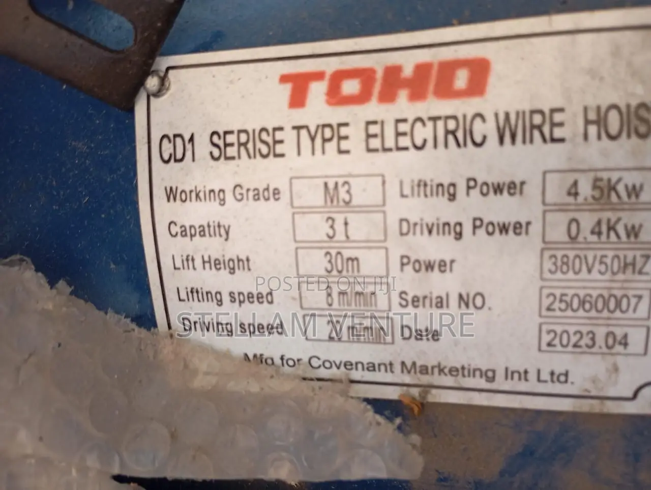 3tons Electric Chain Hoist