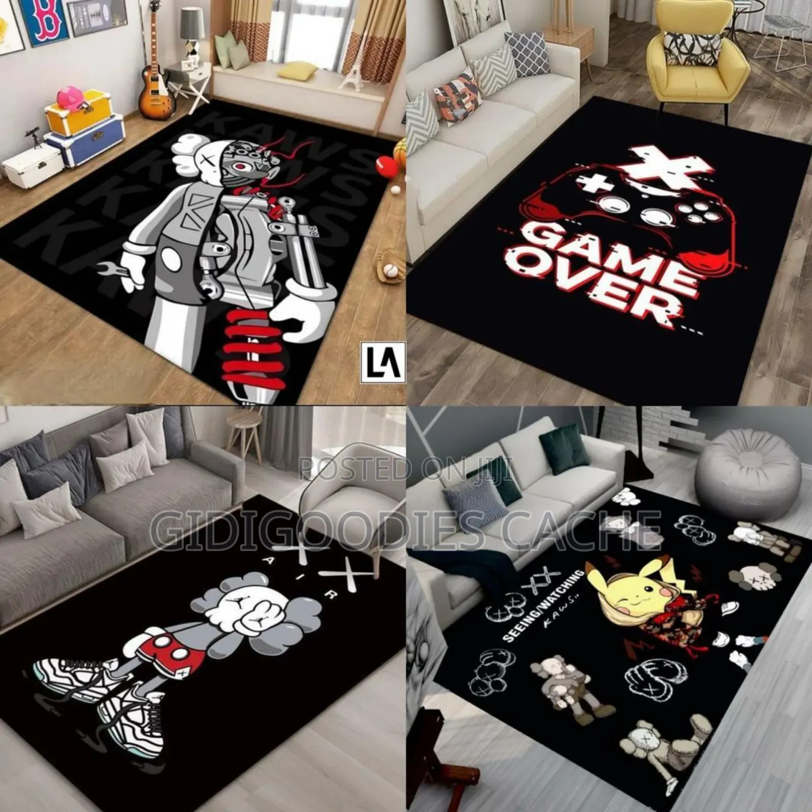 7ft Beautifully Patterned Centre Rugs