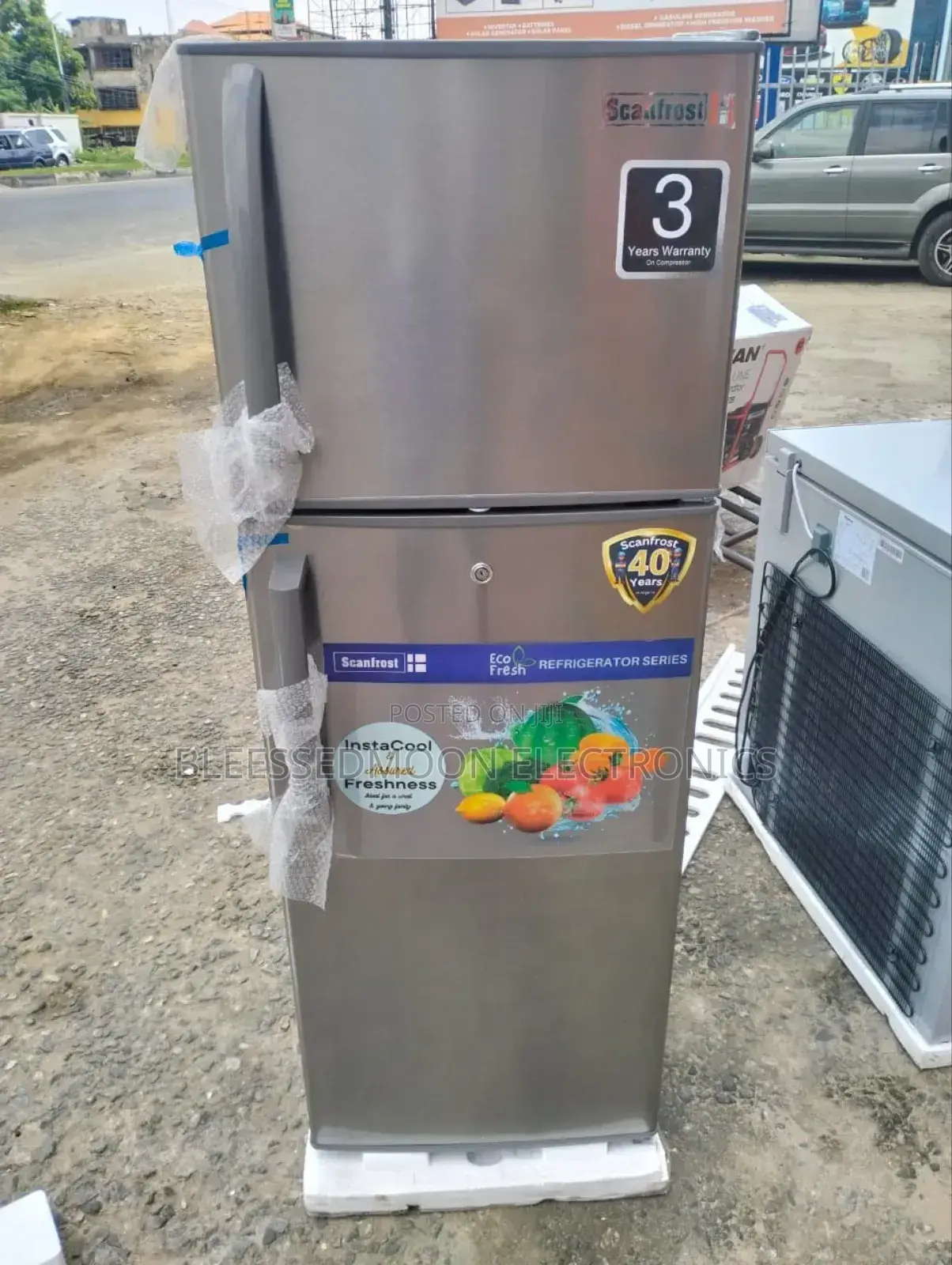 Scanfrost Standing Fridge Double Doors With 3 Yrs Warranty