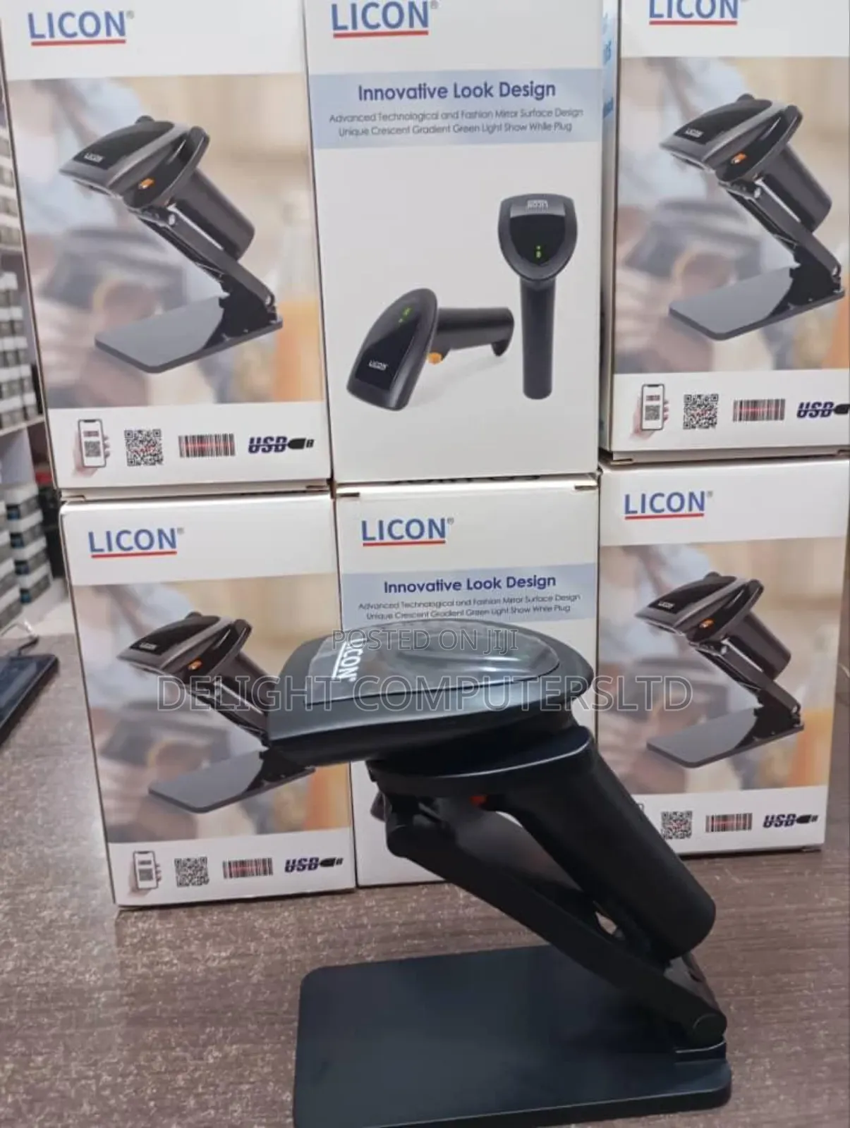 Licon Automatic Handheld Withstand Wireless Scanner