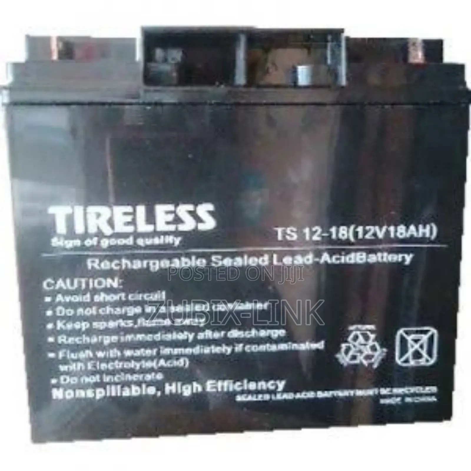 12v 18ahs Tireless Ups Battery