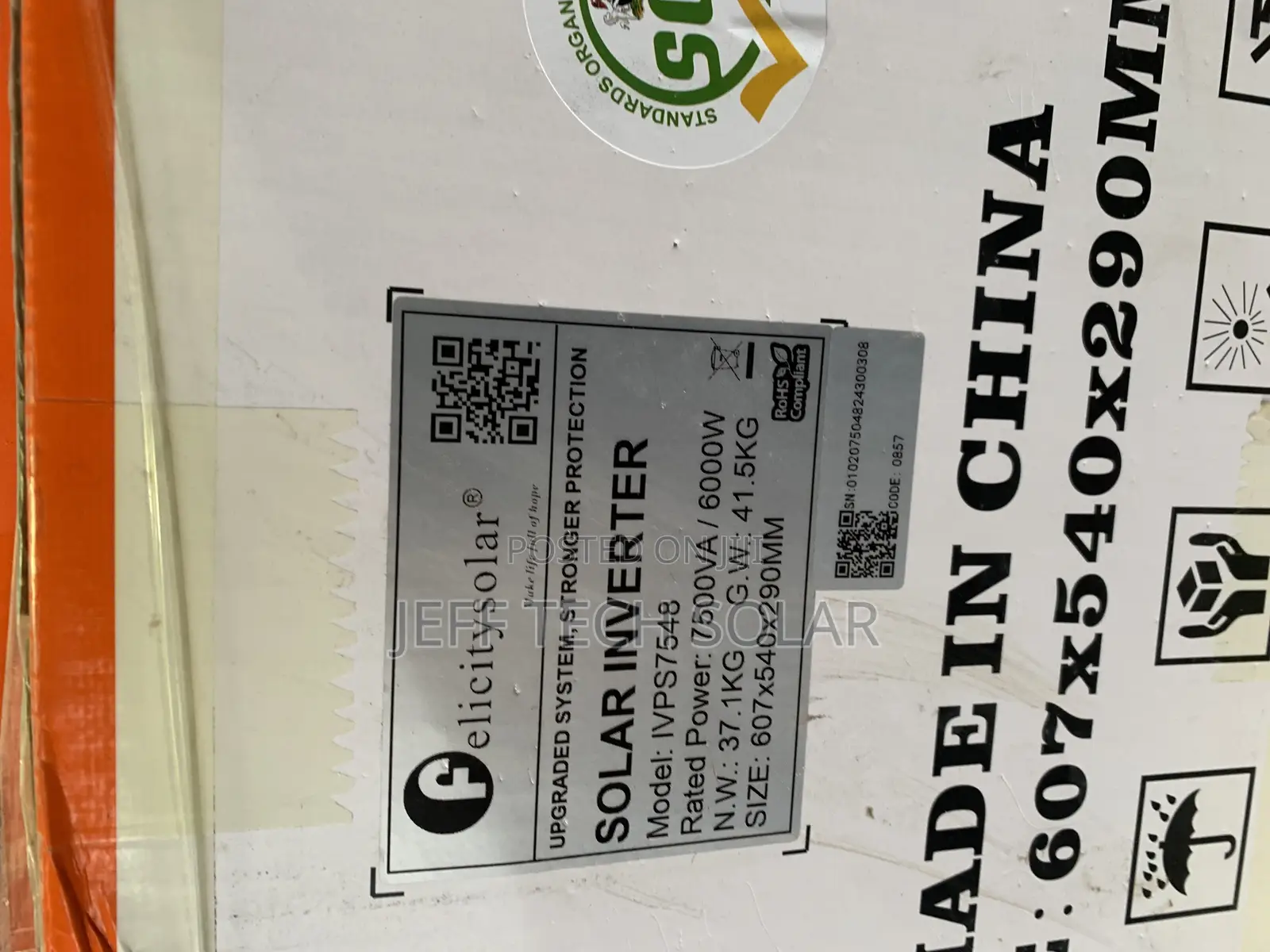 7.5 Kva Felicity Inverter