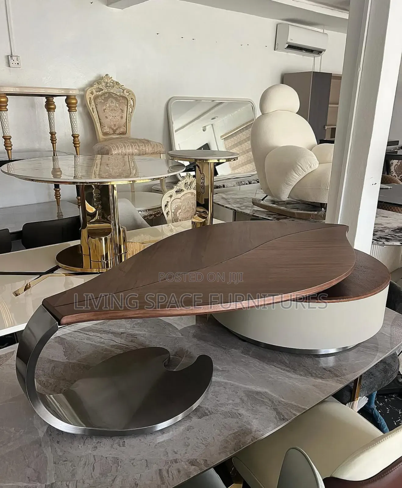 High Quality Wood Top Center Table Set