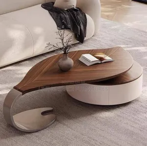High Quality Wood Top Center Table Set