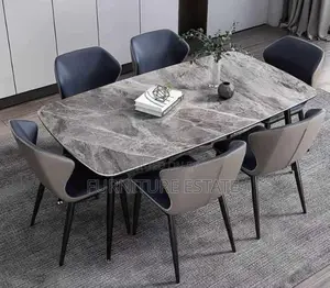 Modern Designed Classic 6-Seater’S Marble Dining Set