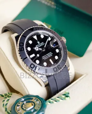 High Quality Aaa Rolex Black Rubber Leather Watch