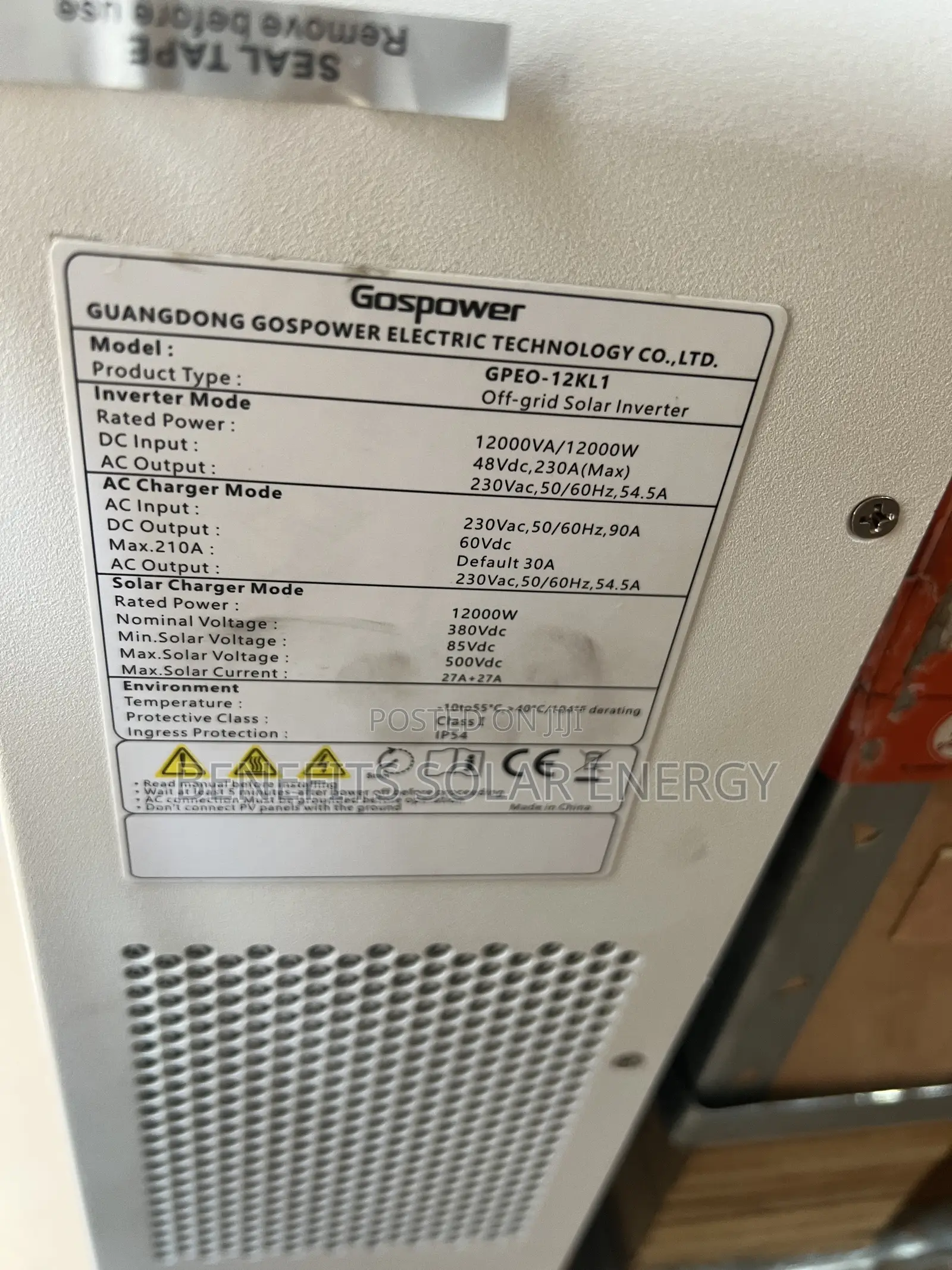 12kva 48v Gospower Hybrid Inverter