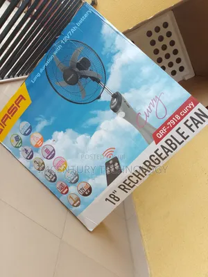 Qasa 18" Curvy Fan: Stylish Design Meets Ultimate Function
