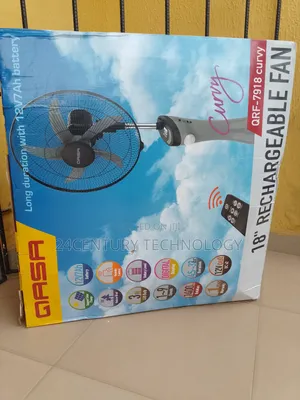 Photo - Qasa 18" Curvy Rechargeable Fan: Perfect for Every Season