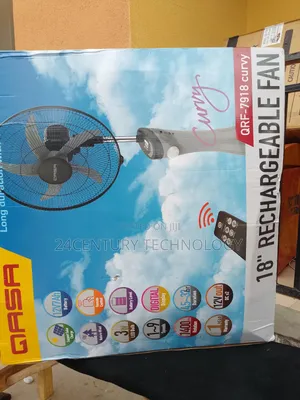Qasa QRF-7818: Curvy Rechargeable Fan That Cools Your Space
