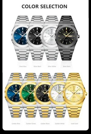 Poedagar Day and Date Mens Quartz Watch