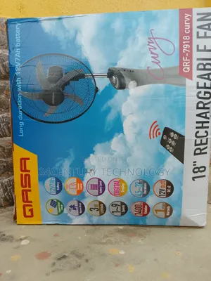 Photo - Stay Cool Anywhere With Qasa 18" Rechargeable Standing Fan
