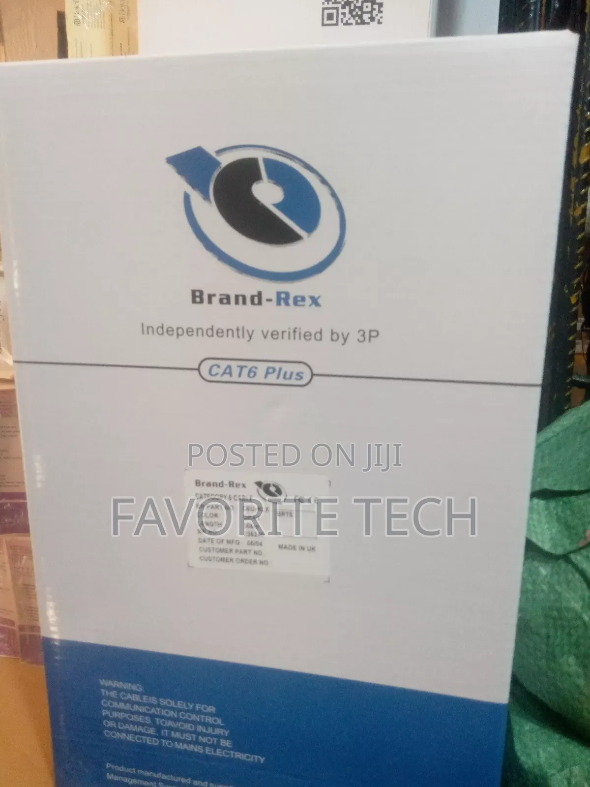 Brand Rex Cat 6 Plus for Indoor