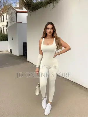Photo - 2pcs Elegant Ribbed Knit Leggings.