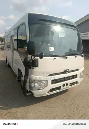 New Toyota Coaster 2025 White