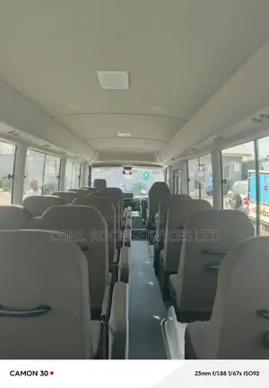 New Toyota Coaster 2025 White