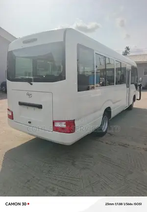 New Toyota Coaster 2025 White