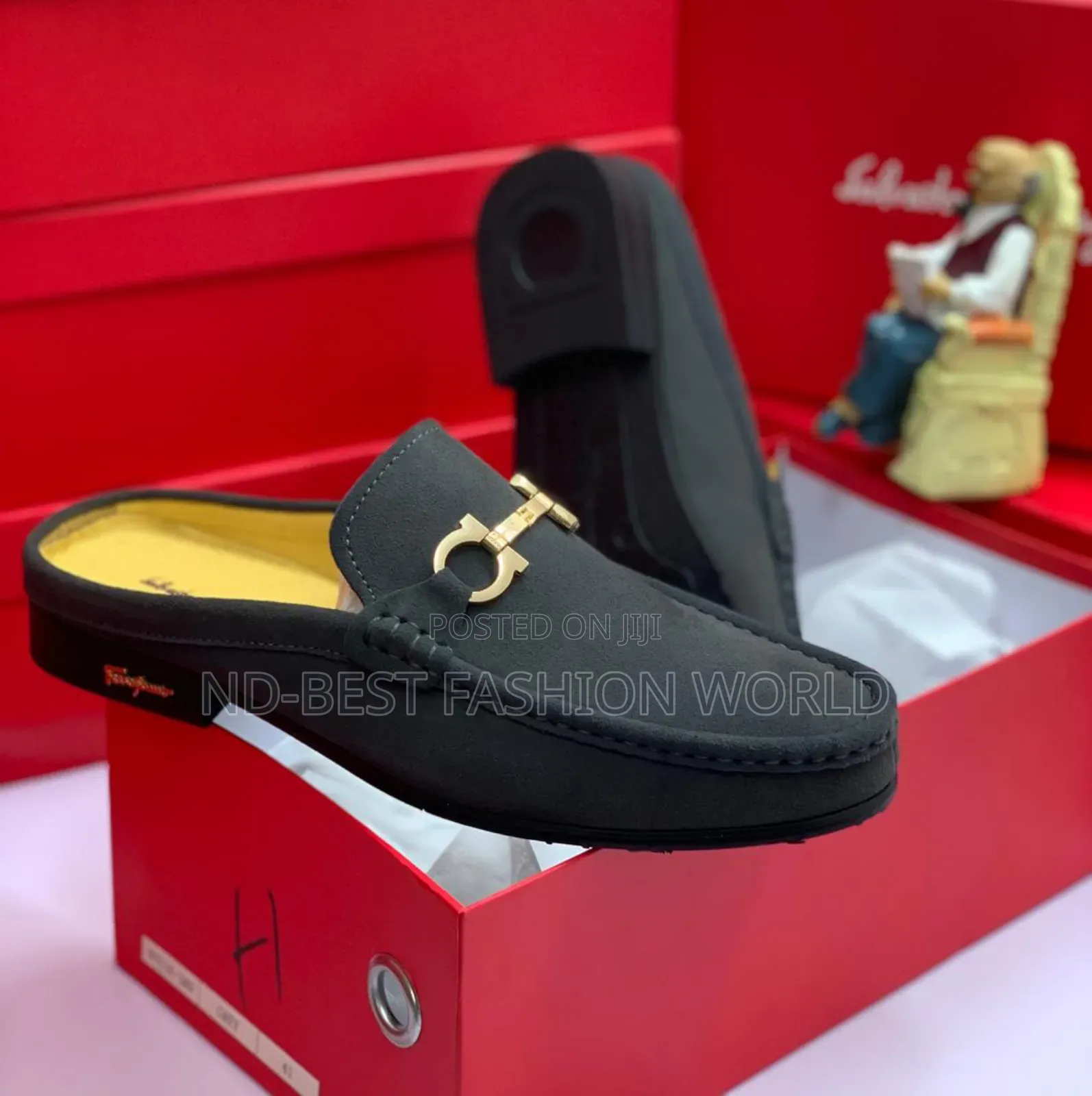 Quality Ferragamo Half Shoe