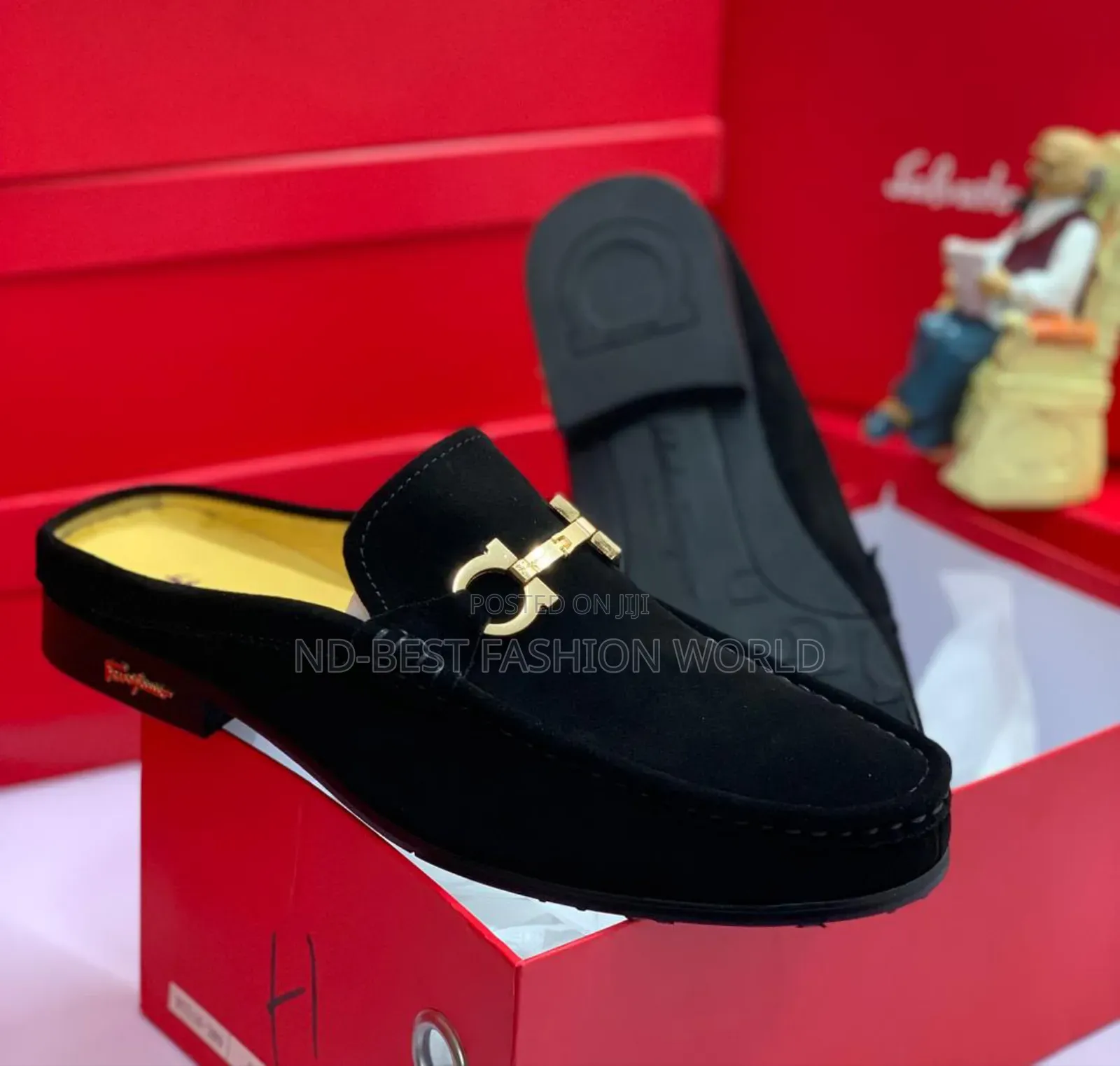 Quality Ferragamo Half Shoe